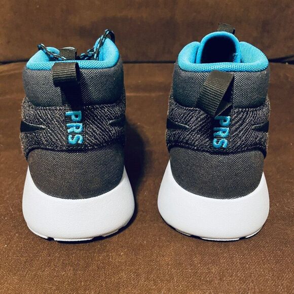 NIKE ROSHE RUN ROSHERUN MID QS PARIS CITY PACK ANTHRACITE BLACK BLUE HERO DS 9 - Picture 4 of 8